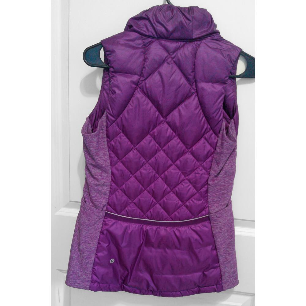 Lululemon Purple Sleeveless Puffer Vest Top | Size 4